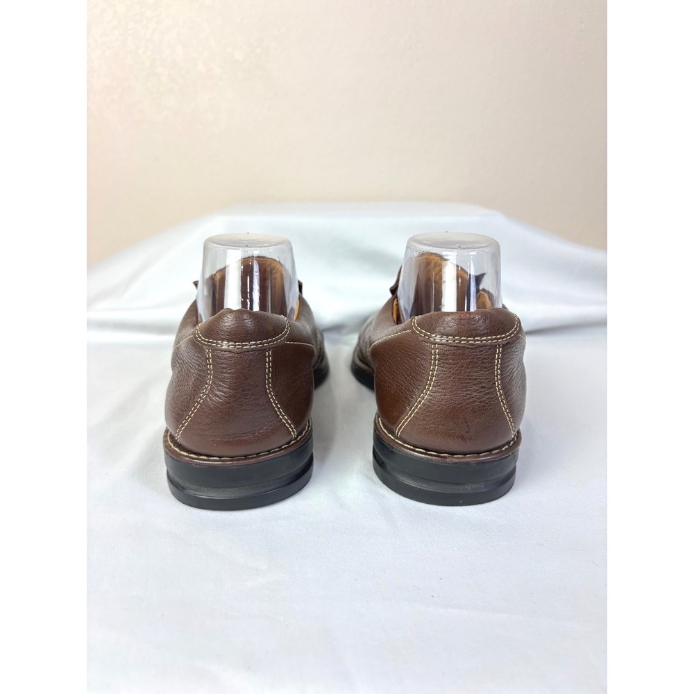 Sandro Moscoloni Brown Leather Slip On Comfort Loafers Dress Shoes Size 9 Office - Picture 4 of 7